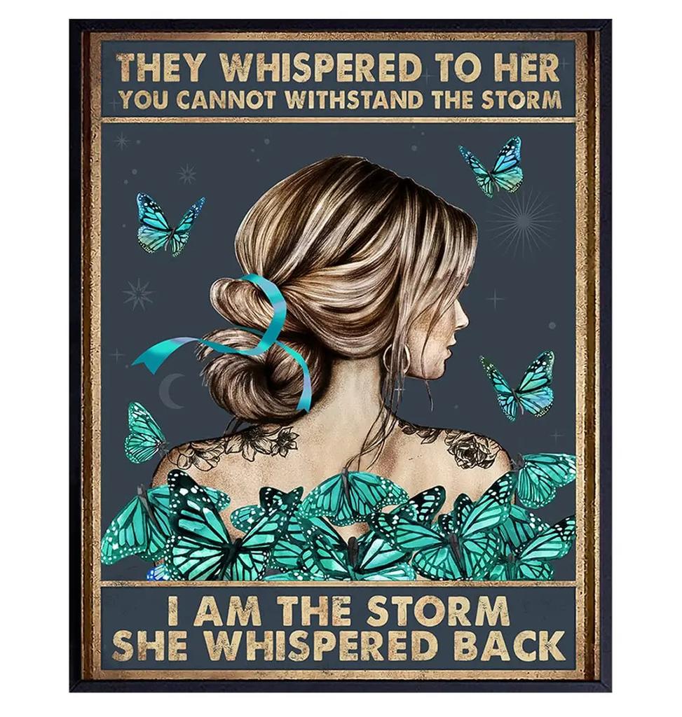 I Am The Storm Plaque Metal Tin Signs Wall Decoration Vintage Art Posters Iron Painting for Man Cave Home Cafe Garden Club Bar