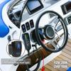 SPST Carling Switch Car Boat Truck Rocker Switch 1pc 5 Pin Marine Switch 12V 24V ON-OFF Blue LED Waterpoof