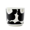 Marimekko Unikko Latte Mug, 200ml, Black/Silver, 72780-199 [Parallel Import]