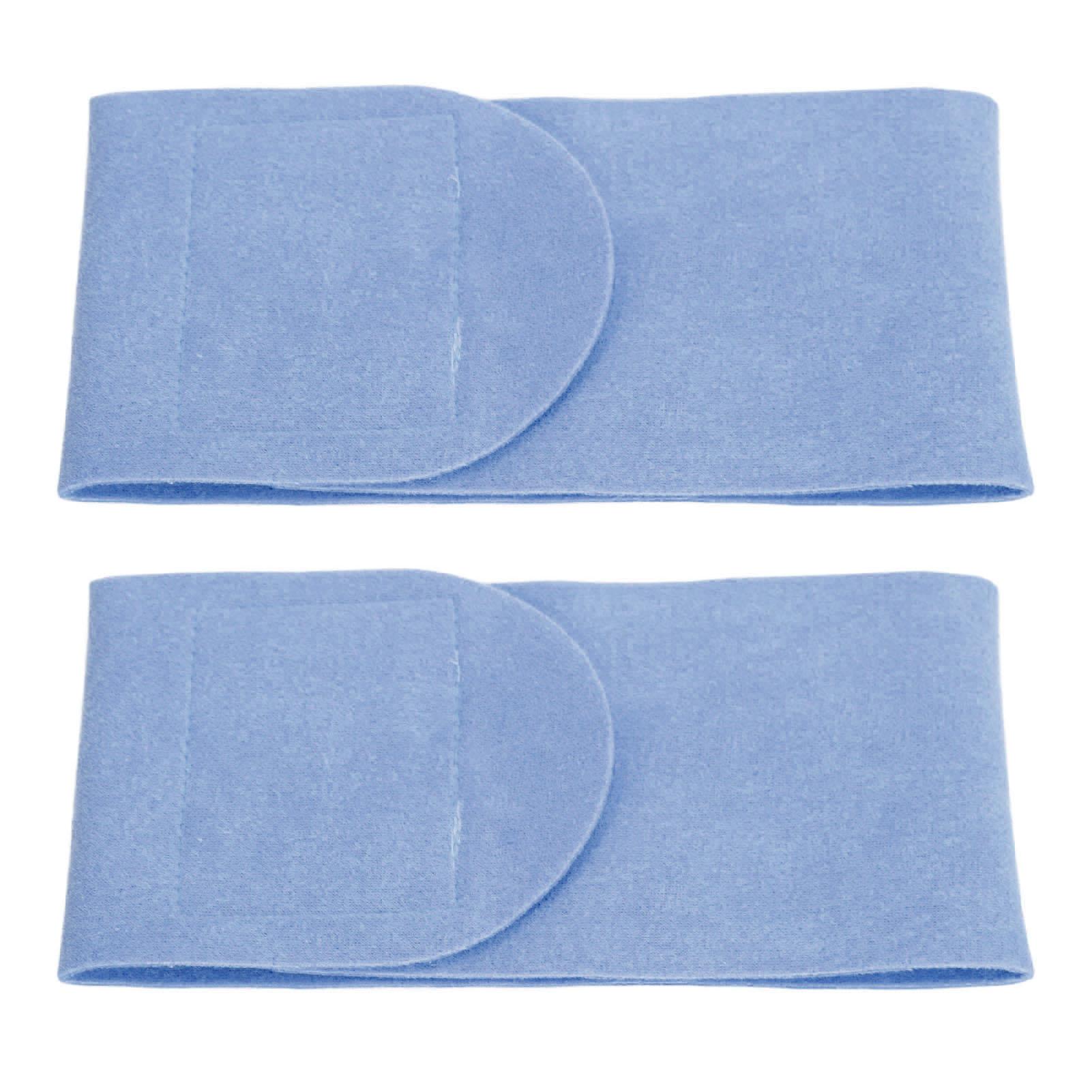 

2шт гелевые патчи для шеи мембранная обертка для шеи моющаяся увлажняющая подушечка для шеи искусственная синий