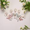 Butterfly Rhinestone Tassel Keychain: Elegant Pendant Gift for Women