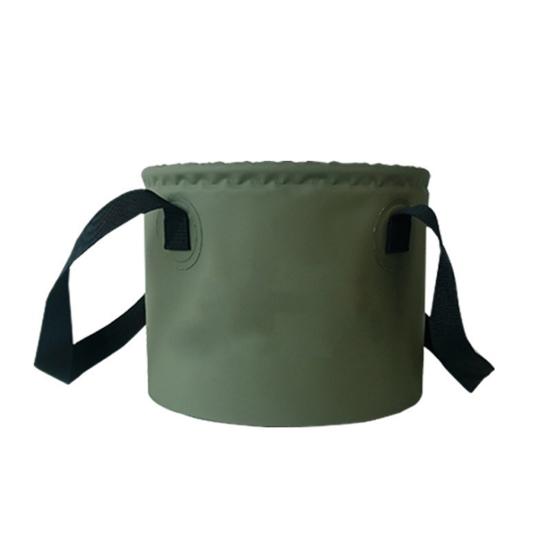 12/20L Foldable Water Bucket with Portable Handle Waterproof Multifunctional Car Washing Outdoor Camping Fishing Collapsible Water Storage Pail