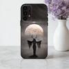 O-Occult W-Witchcraft M-Moon G-Gothic Witch Phone Case For Samsung Galaxy A73,A72,A71,A70,A53,A52,A51,Soft Silicone Black Cover