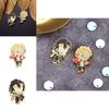 Enamel Charming Brooch With Cartoon Character Design Trendy Accessory For Bags Apparel And