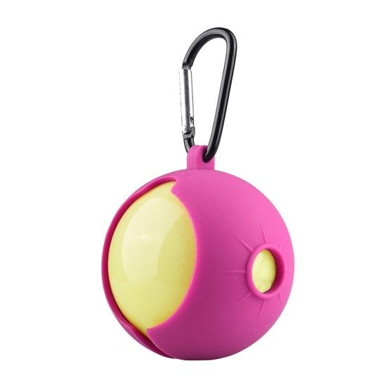 Yousheng Silicone Golf Ball Cover with Carabiner, Portable Standard Golf Ball Holder, Golf Ball Carrier Protective Sleeve, Golf Accessories, Gift for