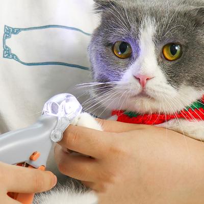Professionelle Nagelknipser für Hunde, Nagelknipser mit LED-Licht, Nagelknipser für Hunde und Katzen, Tierschneider, Katzen