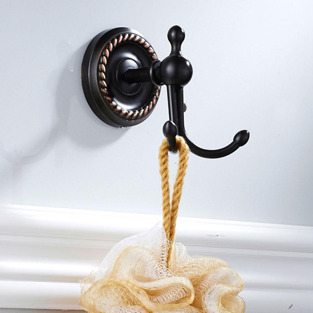 Black Bronze Coat Hook Black Bronze Hook As Shown Brass Coat Hook Versatile Usage Easy Installation Secure Fit