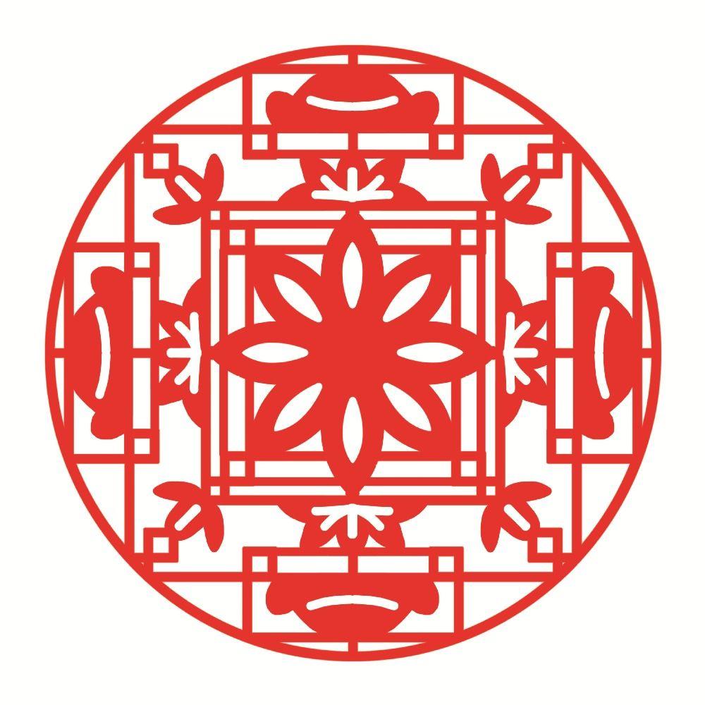 Handmade Spring Festival Paper Cutting Traditional Window Flower Paper-cut Children’s Gift