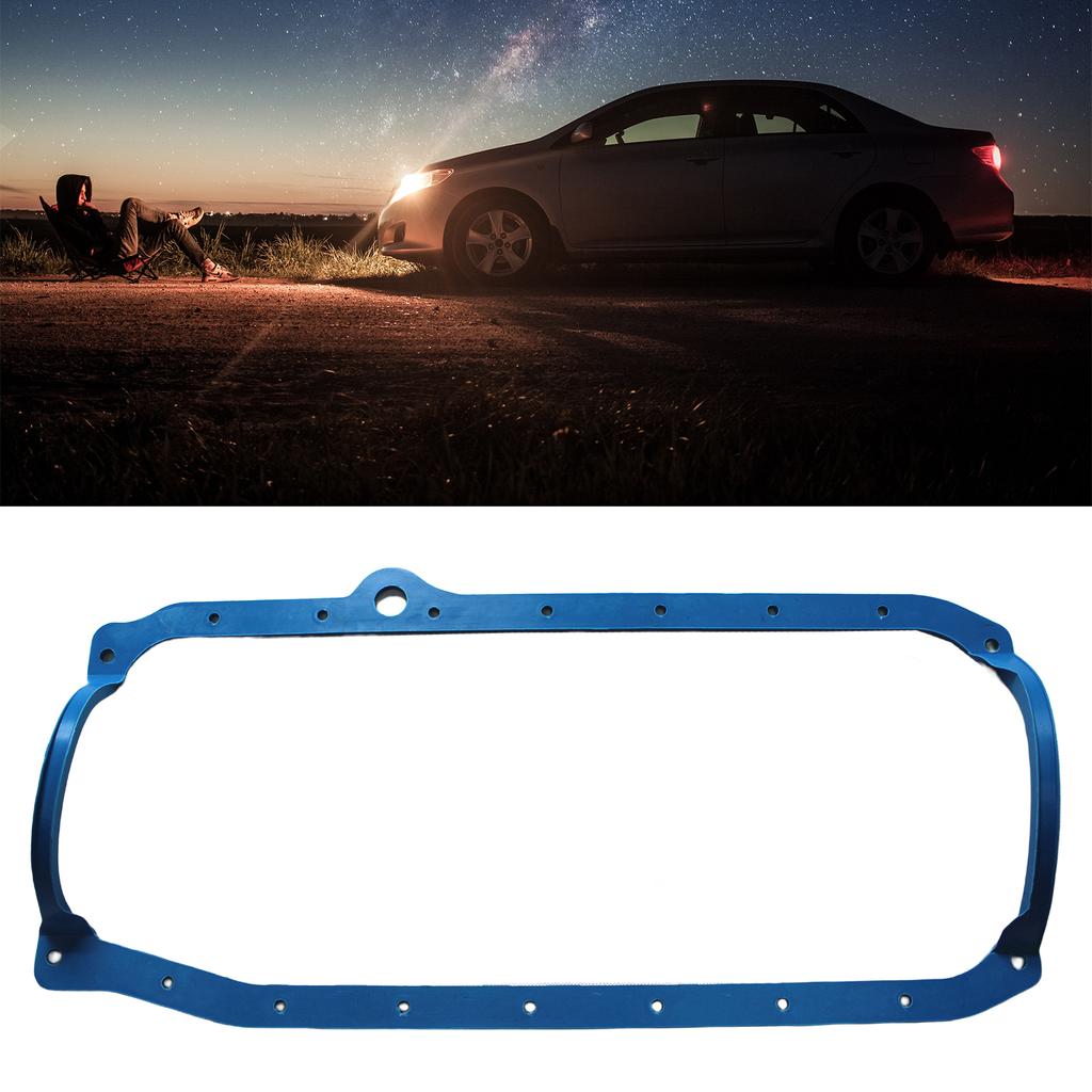 Ocelové jádro Gumové těsnění olejové vany pro motor SB SBC Small Block Chevy 305 350 1986-1995 Automatické příslušenství pro opravy motoru