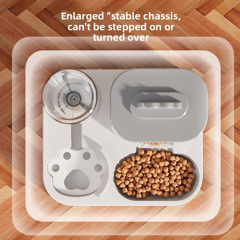 Large Capacity Pet Automatic Feeder 3 Colors Spill-Proof Dog Cat Drinking Bowl Universal Cat Feeding Pet Products