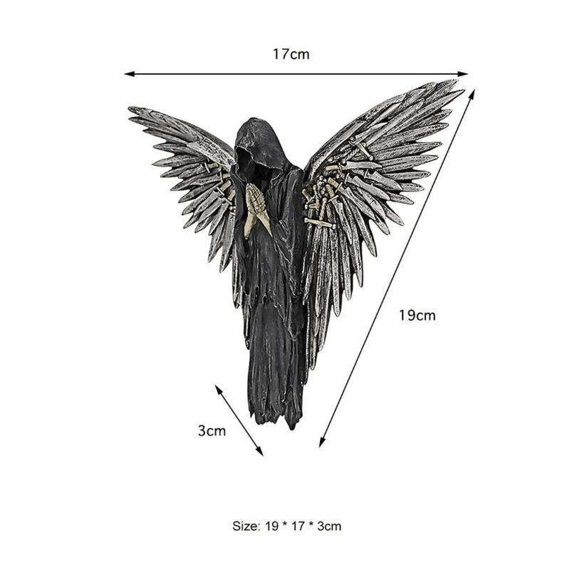 

Soul Warrior Sculpture Resin Crafts Pendant Home Decoration Wall Decoration Halloween Decoration Home Decorations Ornaments