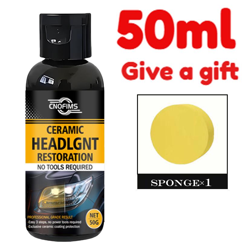 

Headlight repair and plastic repair kit, plastic polish, quick polishing and restoration, repairs aging, oxidation and blurring