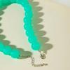 Elegant Bohemia Bead Necklace Exaggerated Adjustable Length Colourful Choker Dopamine Style Geometric Shape Round Necklace