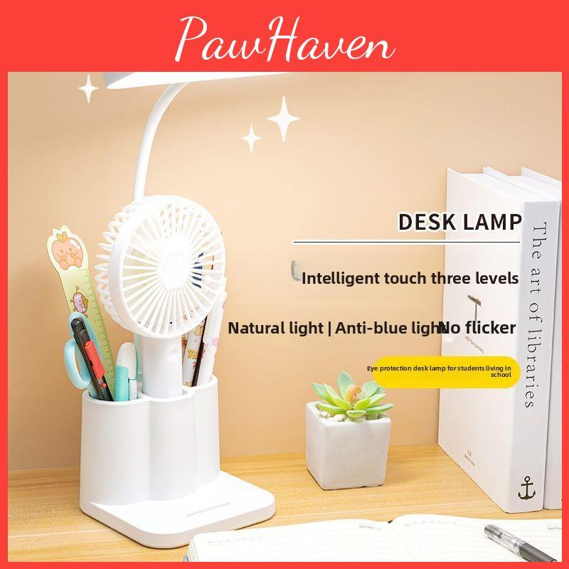 Modern Minimalist Student Desk Lamp Touch Control Eye Caring Led Dorm Room Study