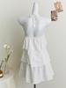 Pure Desire Floral Slim Halter Neck Ruffle Dress - Women's Fashion