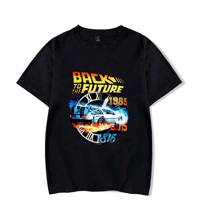 Hot Back To The Future T-Shirt Unisex Women Fashion Y2k Harajuku T Shirt Summer Cool Short Sleeve Hip Hop Top Tee