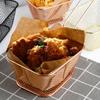 Stainless Steel Frying Basket Multifunctional Mini French Fries Frying Basket Creative Square Oil Separated Frying Basket