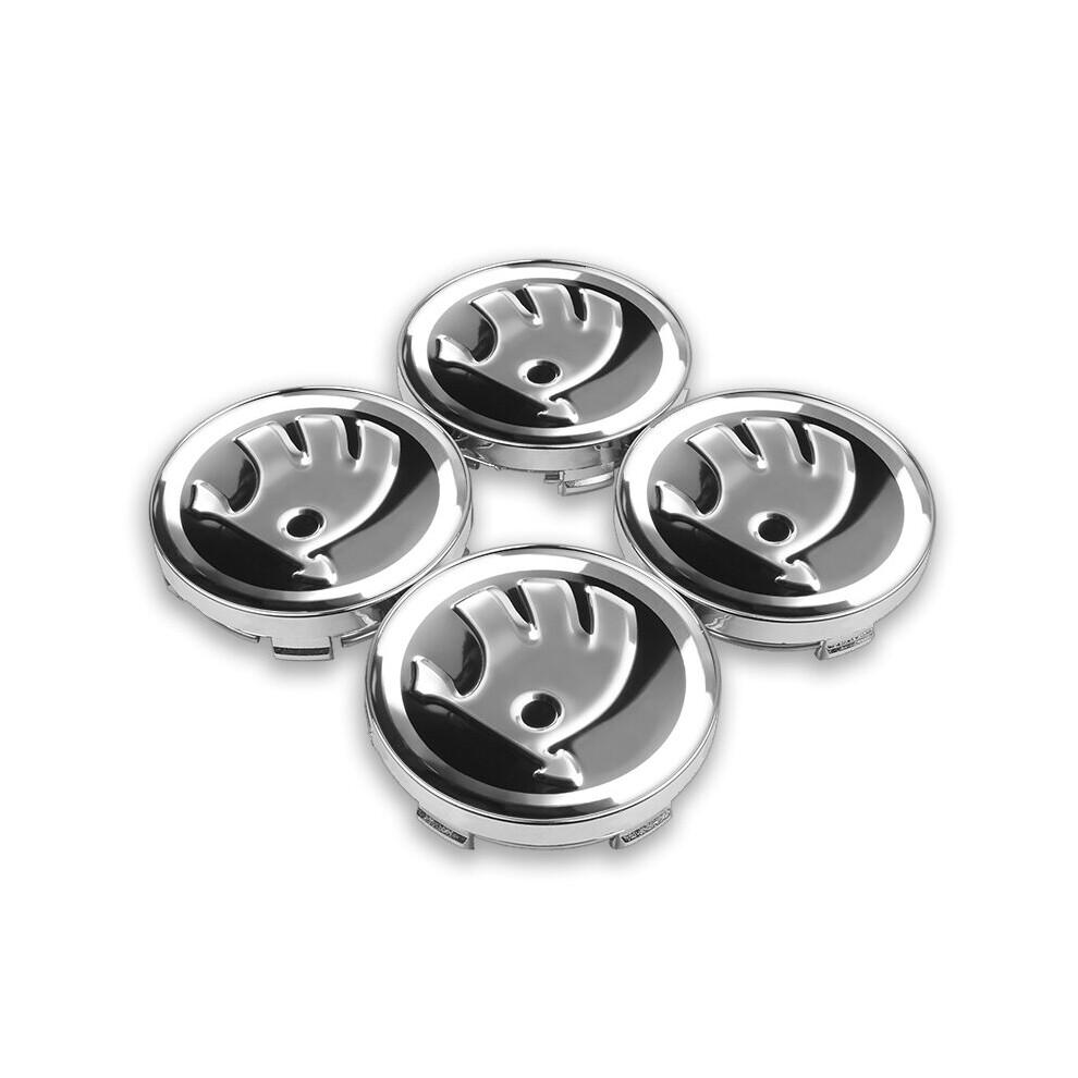 Skoda Wheel center caps 56mm Scala Rapid Fabia Octavia Roomster