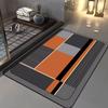 60*90cm Luxury Diatomite Bath Mat - Thick, Absorbent, and Quick-Drying, with A Non-Slip Rubber Base, Suitable for Bathroom Entrances and Entry Doors