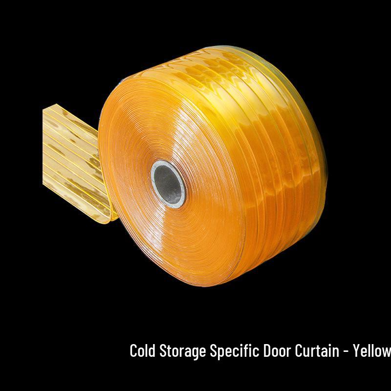 PVC Transparent Door Curtain: Soft, Dustproof, Mosquito-Repellent, Windproof, Heat-Insulated Partition for Supermarkets.