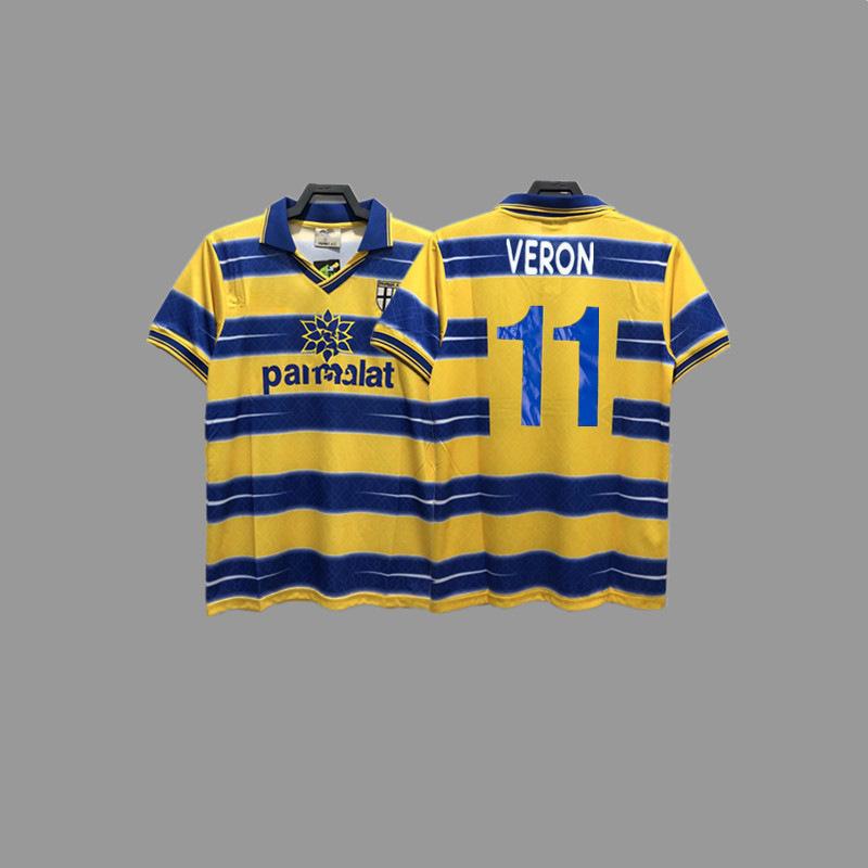 Parma Retro Trikot Fußballtrikot Klassisch Nostalgisch Zola Cannavaro Buffon Gilardino Trikot