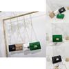 Wholesale Clear And Sweet Ladies Bag Embroidered Diamond Chain Crossbody Bag