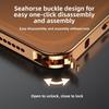 Best Selling Products Aluminum Metal Frame Phone Case for iPhone 17 Pro Max Mobile Accessories Lens Protective Orange Antishock