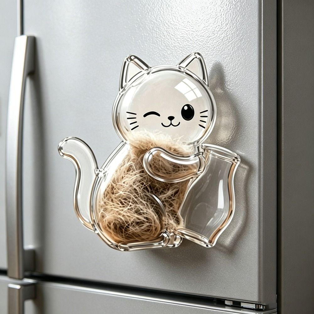 Transparent Pet Memorial Fridge Magnet Magnetic Magnetic Storage Magnet  Pet Memorial