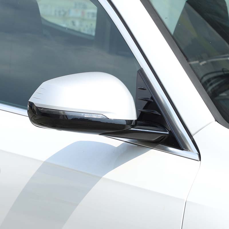 Für BMW X1 U11 2026-2026 ABS Hochglanz Schwarz Auto Spiegel Seiten Dreieck Spoiler Verkleidung Abdeckung Aufkleber Auto Zubehör