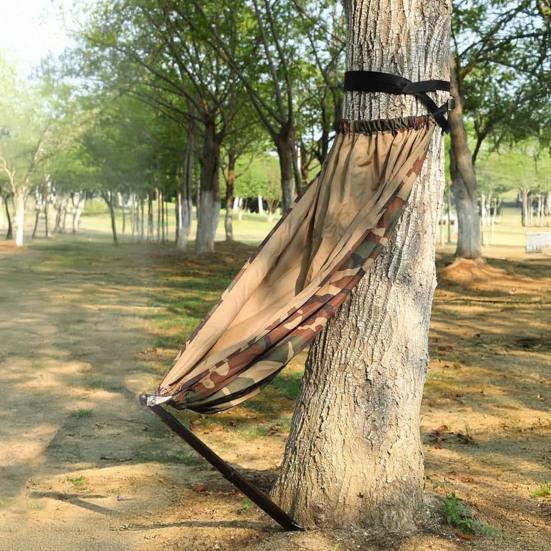 Low Down Hunting Tree Seat Portable Lightweight Deer Hunting Camouflage Hammock Chair Outdoor Folding Tree Seat Heavy Duty Camping Stool On Tree