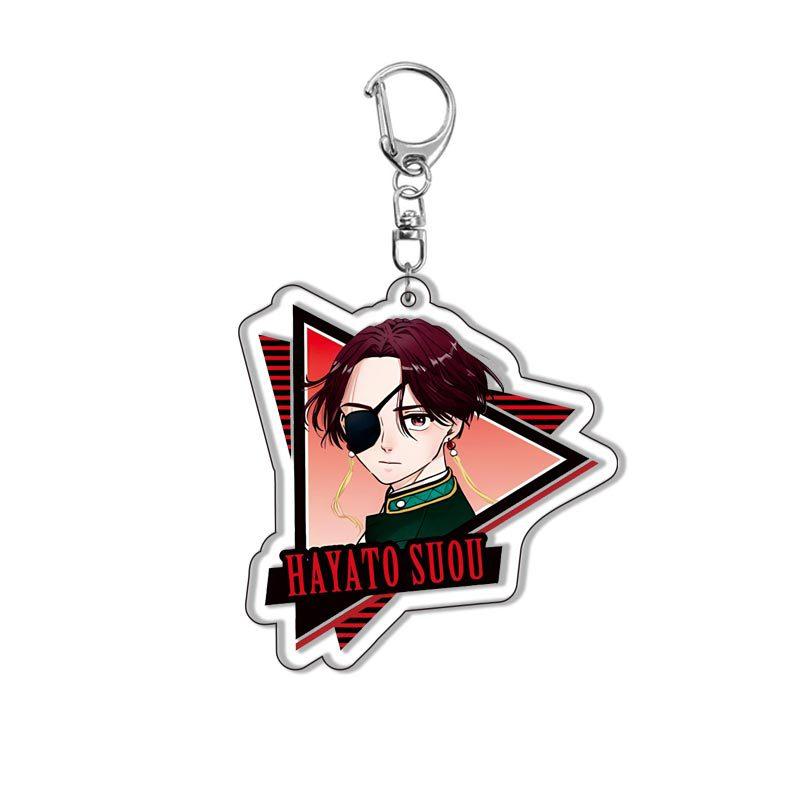 WIND BREAKER Anime Acrylic Keychain Sakura Haruka Umemiya Hajime Wind Chime High School Peripherals Pendant Keyring Accessory 55mm