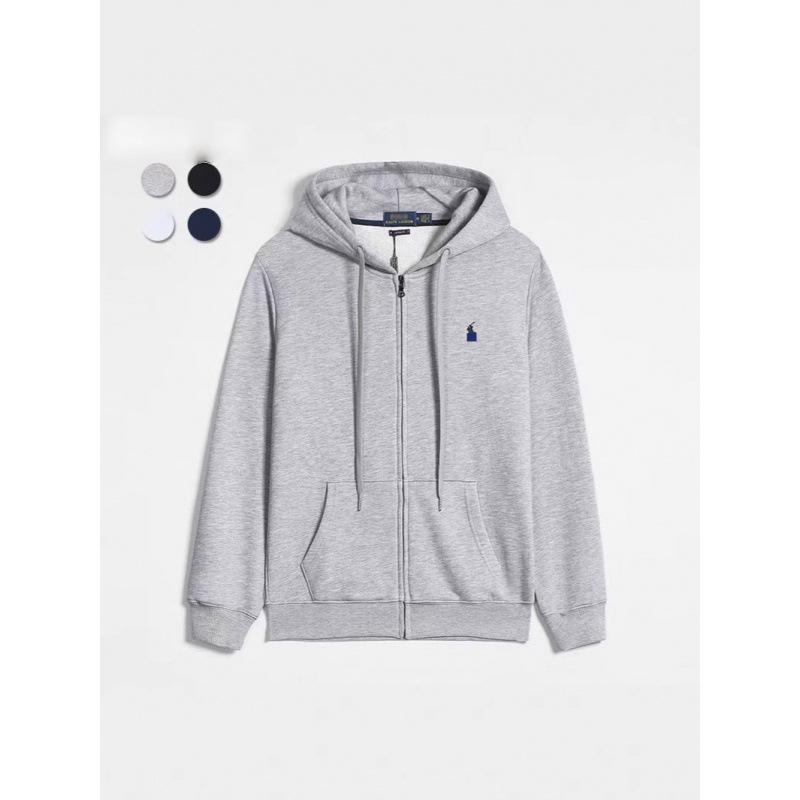 Spring & Autumn Lightweight Printed Men's Plus Size Hoodie Jacket