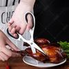 Kitchen Scissors All Steel Kitchen Shear Chicken Bone Scissors Multifunctional Bottle Opener Walnut Clip Scissors Kitchen Tools