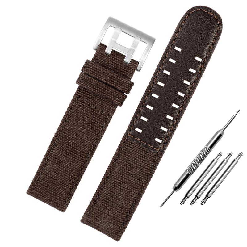 Per Orologio Hamilton Khaki Field h760250/h77616533/h70605963 H68201993 Cinturino Orologio Pelle Vera Nylon Uomo Cinturino Orologio 20mm 22mm