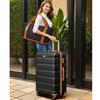 Ensemble de bagages - YSTYLE - 6 pièces - 4 valises rigides - Sac en tissu - Noir