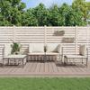 VidaXL Salon de jardin 4 pcs avec coussins anthracite résine tressée, ensemble de salon, ensemble de salon d'extérieur, 3186712