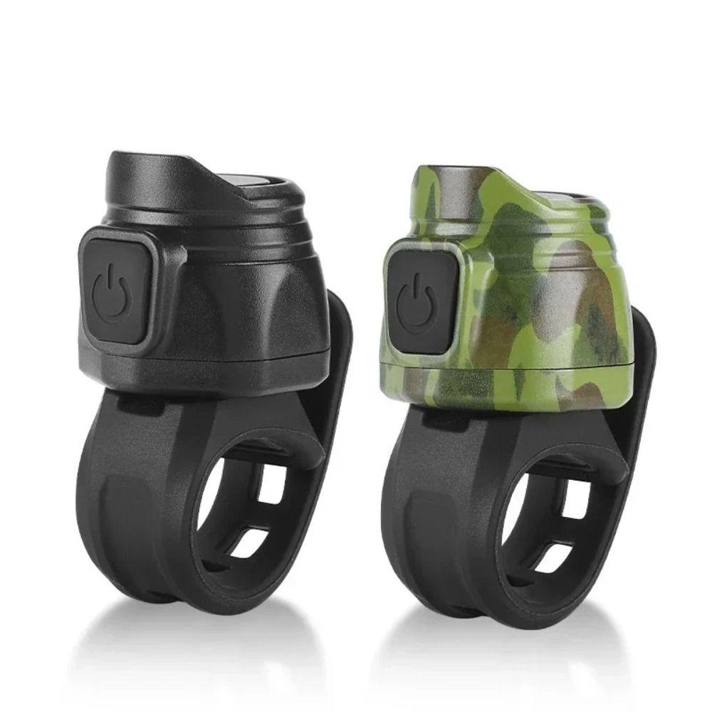 Durable Plastic Bicycle Bell Black Electric Bike Horn 6 Modes Rainproof Bicycle Accessories MTB Cycling