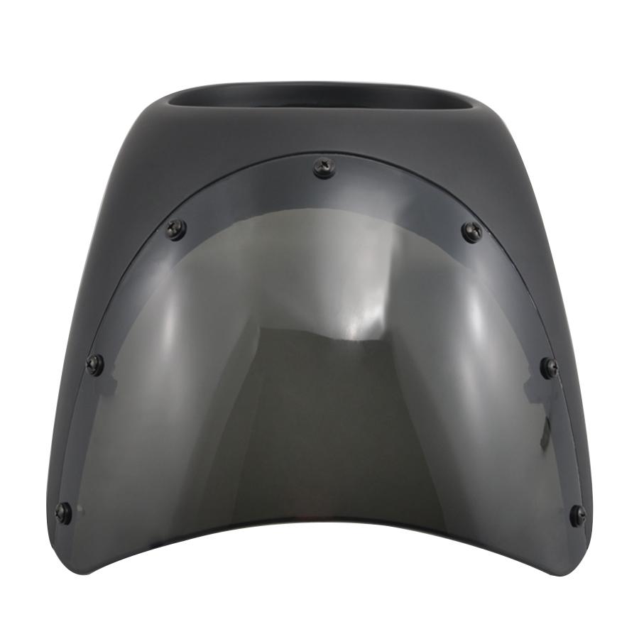 1PC Universal 7 Inch Cafe Racer Round Headlight Fairing Cover ABS Plastic Windshield Screen Motorcycle Accessories