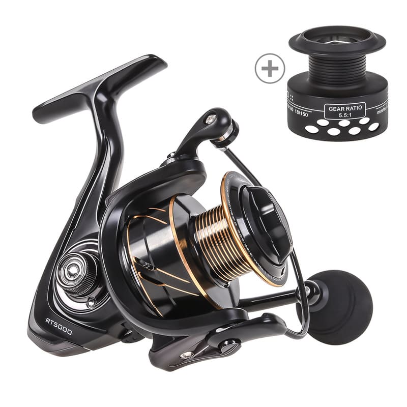 Durable Metal Foldable Rocker Comfortable Grip Spool Fish Reel Micro-lure Sea Fishing Gear Sea Rod Gift Ideal Product Exquisite Workmanship