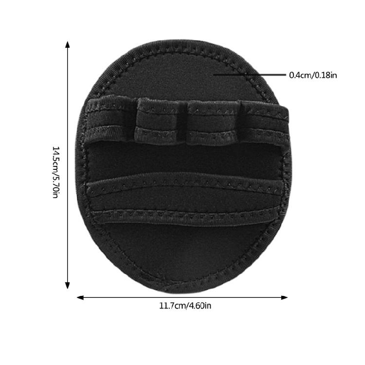 Workout Grip Gloves Fitness Exercise Gloves Four Finger Palms Protectors Half Finger Weightlifting Glove for Men & Women