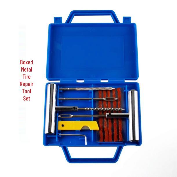Motorcycle & Car Vacuum Tire Repair Tool Kit