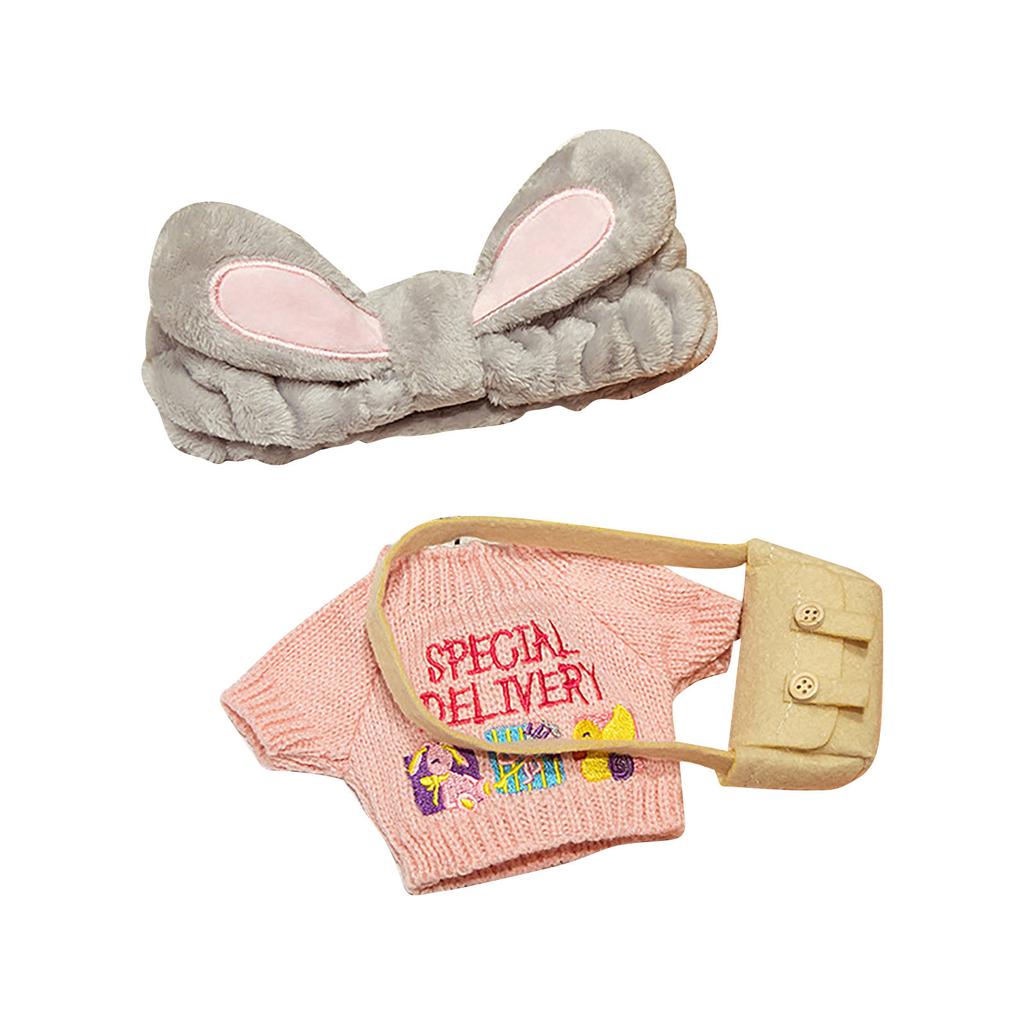 30cm Doll Accessories D-uck Plush Doll Clothes Detachable Clothes Hat Suit Accessories For Plush Toy
