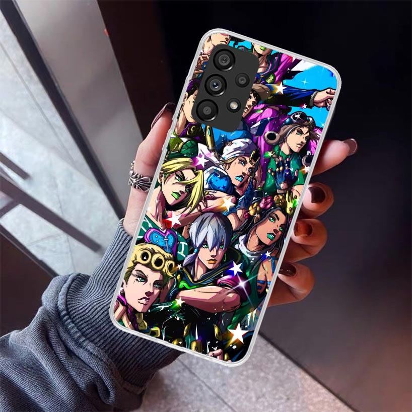

JoJo s Bizarre Adventure Hot Anime Phone Case For Samsung Galaxy A17 A57 A37 A16 A26 A36 A56 A15 A25 A35 A55 A14 A13 A54 A53 A34 Samsung A26