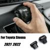 For Sienna - 2pcs Carbon Fiber Inner Gear Shift Knob Cover Trim