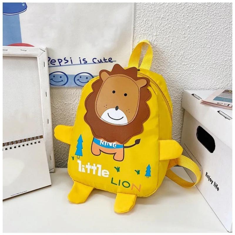 

Мультяшные детские рюкзаки, мини-школьный рюкзак для детского сада, милый рюкзак со львом, детские школьные сумки для девочек и мальчиков, студенческий рюкзак жёлтый