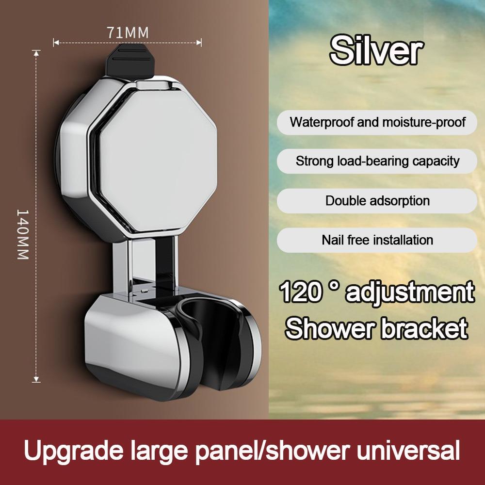 

Перемещаемый держатель для душевой лейки, регулируемая поддержка ручного распылителя, аксессуары для ванной комнаты