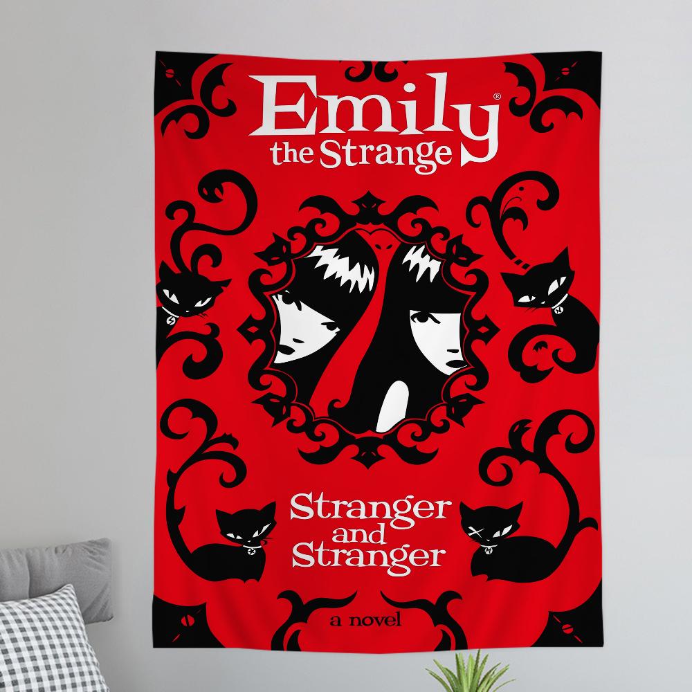 Anime EEmily The SStrange Comic Book Colorful Tapestry Wall Hanging Bohemian Wall Tapestries Mandala Wall Art Decor