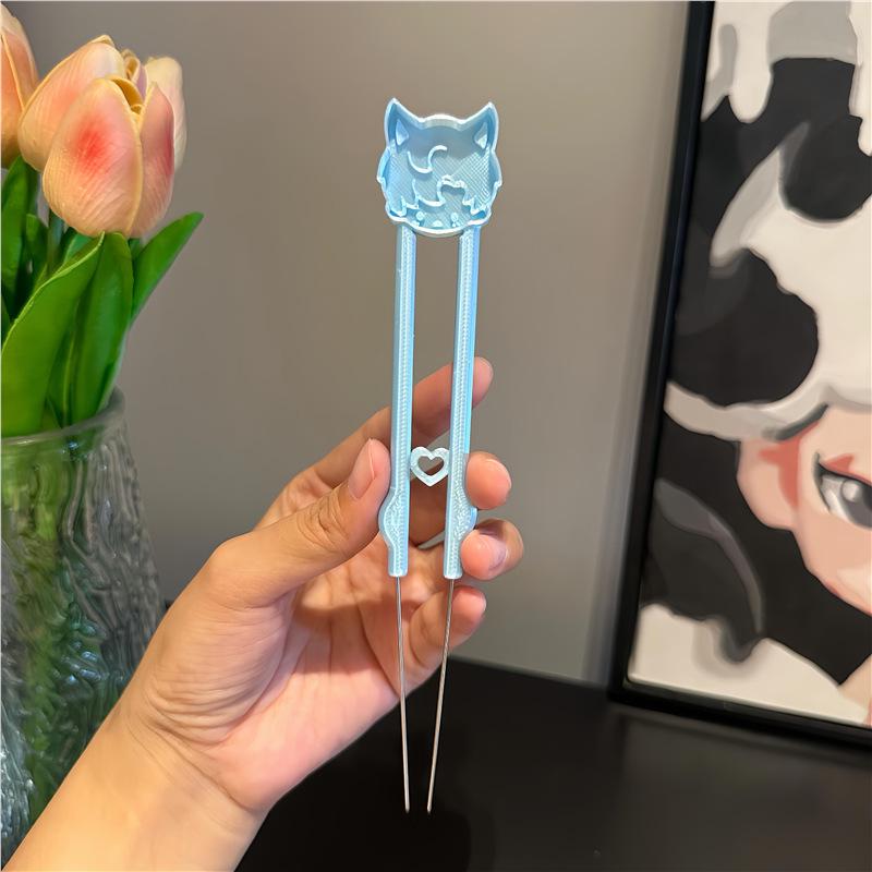 Professional Pastry Tool Set: Bead Tweezers, Puzzle Spatula, Needle Pen, and Bead Roller