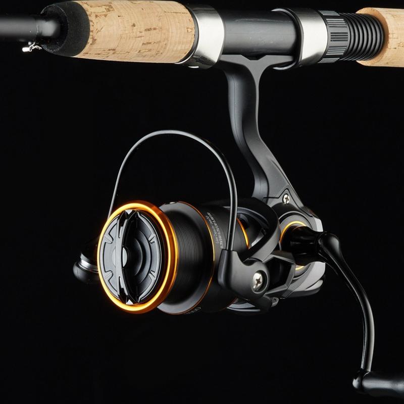 Mavlls Micro Spinning Reel for Lure Fishing High Gear Ratio 5.1:1 Precision Dual-Taper Spool One-Piece Screw-In Handle