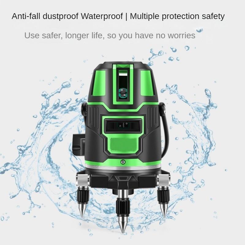 2/3/5 Line High Precision Green Light Infrared Level Auto Self-Leveling Laser Level 360° Horizontal Vertical Cross Spirit Level